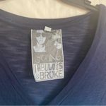 Young Fabulous and Broke  women short sleeve top size‎ medium ombré blue Photo 2