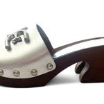 Sam Edelman   7 Francina Studded Slip-On Platform Sandals Clogs Slip On Metallic Photo 0