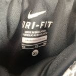 Nike  Women's Dri Fit Geometric Running Shorts Black White Size XL Photo 4