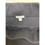 James Perse  NWOT Black Ribbed Jersey 95% Cotton Pencil Midi Skirt in Size 2/Med Photo 3