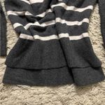 A New Day  Charcoal and White Striped Turtleneck Sweater Size S Photo 7