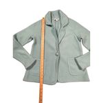 Pendleton Women's Wool Blend One Button Blazer Jacket - Light Blue, Pockets Photo 6