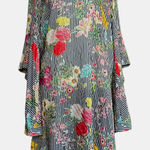 Uncle Frank NWT  Black White Striped Floral Dress Sz S Photo 0