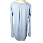 We The Free Light Blue Thermal Top Side Slit Long Sleeve Tee Size Small Photo 9