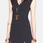 Free People Oslo Dual Side Zipper Stretch Ponte Shift Dress Black size S Photo 0