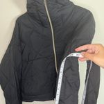 Lucky Brand Quilted Puffer Jacket Packable Womens Size Large Black Nylon Blend Photo 3