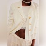 Free People #157 NWOT  Orly Heritage Jacket in Ivory Photo 1