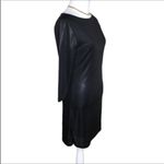 ZARA Black Cutout Back 3/4 Sleeves Evening Cocktail Special Event Mini Dress M Photo 5