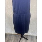 Boden‎ Blackberry Day Dress 6 Navy Pockets Preppy Blue Photo 1