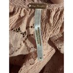 Free People  Convertible Lace Stacey Crop Top Pink Womens Medium Boho Festival Photo 3