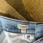 Madewell Mid Rise Classic Straight Leg Jeans Distressed Light Wash Size 26 Waist Photo 3