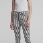 Rag and Bone High Rise Ankle Skinny Jeans in Oba Print Stripe Size 26 Photo 0
