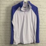 Columbia  two tone quarter zip ladies pullover fleece size XL gorpcore cabin core Photo 2