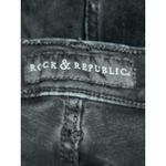 Rock & Republic  Women's Dark Wash‎ Blueish Black Berlin Denim Jeans Size 8 M Photo 2