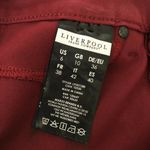 Liverpool  Womens Jeans Madonna Legging Ponte Knit Stretch Burgundy 6/28 Petite Photo 5