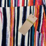 Hope & Harlow Skort Multi Color Brush Stroke Striped w Pockets Women’s 14 Blue Photo 6