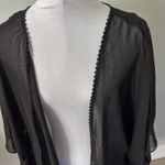 Rue 21 Rue Plus Size Black Sheer Shawl Cardigan Photo 2
