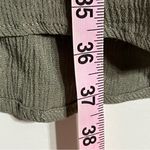 Staccato Womens  Olive Green Floral Embroidered Sleeveless Mini Dress Size Medium Photo 9