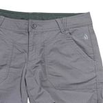 The North Face Women Gray Outdoor Utility Shorts Size 6 with 4" inseam Photo 3