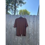 Chico's ‎ Cotton Open Front Cardigan Women’s Size 2 Short Sleeve Brown large Photo 7