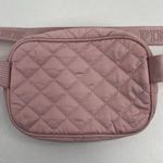 Victoria's Secret  PINK Logo Quilted Belt Bag Fanny Pack Waist Purse Pink Logo Photo 7