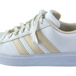 Adidas  Grand Court Cloudfoam Floral Women's White Lace Up Low Top Sneakers 8.5 Photo 0