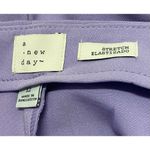 A New Day Women's High-Rise Tailored MIDI Shorts 12 Lavender 4” Stretch NWT Photo 7