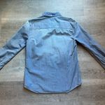 J.Crew Factory Denim Cotton Shirt Size XS Classic Roll Up Sleeves Photo 7