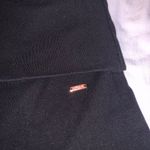 PINK - Victoria's Secret PINK Victoria’s Secret Black Foldover Flare Yoga Pants Photo 6