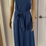 Majestic FILATURES Stretch Linen Spaghetti-Strap Dress With Soft Tie Photo 2