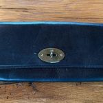 Mulberry Vintage Continental Classic Long Black Leather Wallet Turnlock Purse Photo 0
