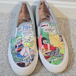 Keds  Betty Veronica Archie Comic Anchor Slip On‎ Denim Shoe Womens  Size 8 Photo 0