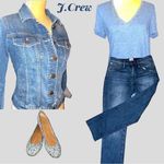 J.Crew  denim jacket! Very cute style! Ntn! Photo 1