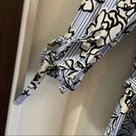 Como vintage  Blue/White Floral Off Shoulder Dress M Photo 4