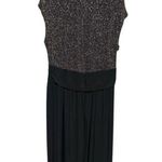 Love Squared  NIGHT 2X BLACK/GLITTER JUMPSUIT. MULTICOLORED GLITTER NWT Photo 0