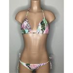PilyQ New. PQ tropical beaded teeny bikini. L-top/M-bottom. Retails $ 168 Photo 2
