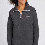 SoulCycle  SPACER SNAP FUNNEL NECK PULLOVER Photo 0