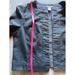 Fashion Bug  chambray jacket wash 3/4 sleeve size large Photo 5