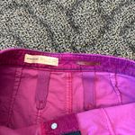 Pilcro Anthropologie  Talia Corduroy Mini Skirt in Raspberry Pink Purple Photo 5