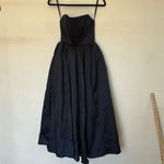 House Of CB  contessa Black Strapless Satin Corset Midi‎ Dress NWOT Size XS Photo 5