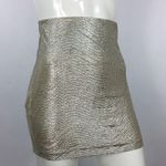 BCBGeneration  Metallic Bodycon Mini Skirt Photo 2