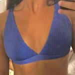 Xhilaration Blue Halter Bikini Top Photo 0