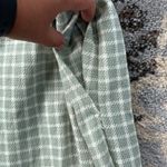 Vintage The Avenue Pleated Gingham Plaid Pants Mint Green 18/20 Photo 2