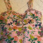 ZARA Fruit Linen Dress Photo 1