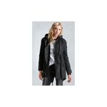 True Religion New NWT Womens $348 Parka Sherpa Designer Jeans Black S Hood Coat Photo 1