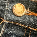 Roberto Cavalli Vtg RARE  Jeans Black Embroidered & Beaded Half Lined Inside Sz L Photo 5