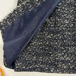J.Crew Faux-Wrap Pencil Skirt Metallic Tweed Size 6 Wool Blend Preppy Career Photo 1