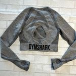 Gymshark Gray Long Sleeve Crop Top Photo 1