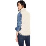 J.Crew Mercantile White/Cream Puffer Vest Size X-Small Photo 2