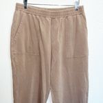 BLANK NYC  100% Cotton Tan Taupe Wide Leg NEW Sweatpants Photo 1